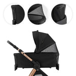 KINDERKRAFT KOLICA ZA BEBE SET 3U1 VESTO 2 BLACK