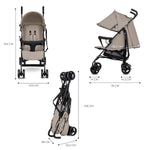 KINDERKRAFT KOLICA ZA BEBE TIK STONE BEIGE
