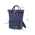 KINDERKRAFT MOONPACK RANAC ZA MAMU CONFETTI DENIM