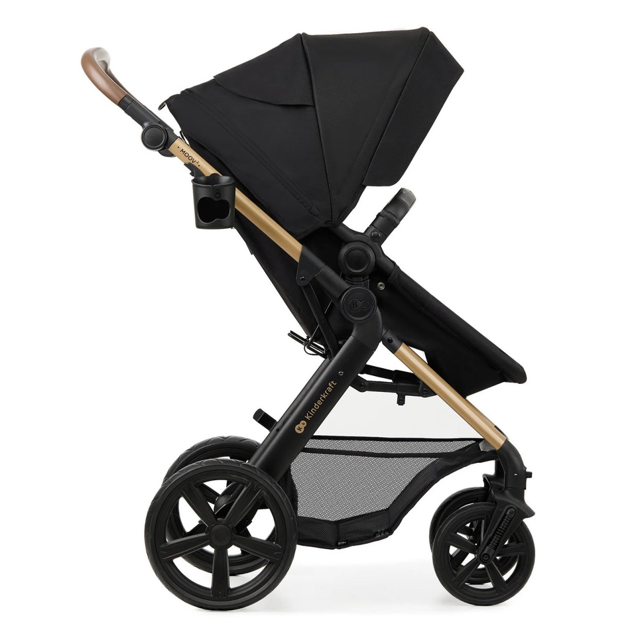 KINDERKRAFT MOOV 2 KOLICA ZA BEBE 3U1 PURE BLACK