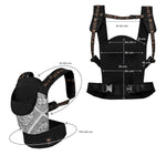 Kinderkraft nosiljka HUGGY BIZUU lunar black