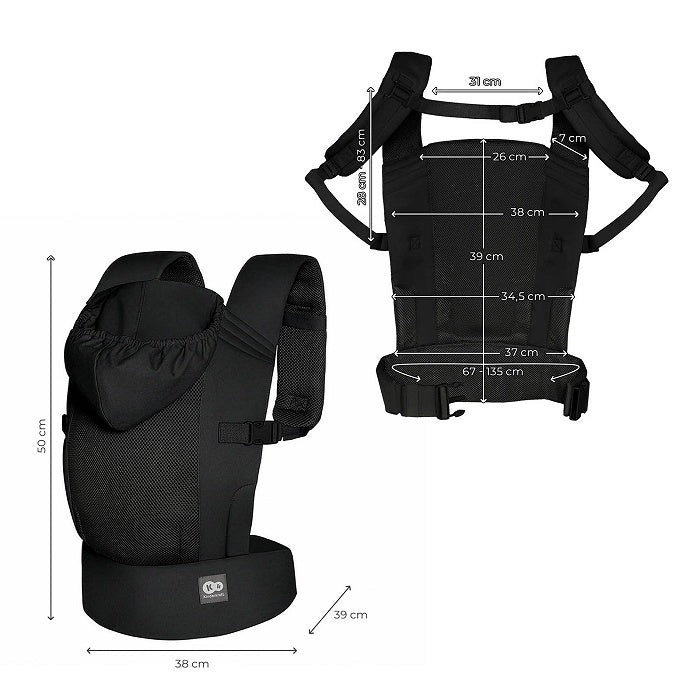 KINDERKRAFT NOSILJKA ZA BEBU CARRYBEE BLACK
