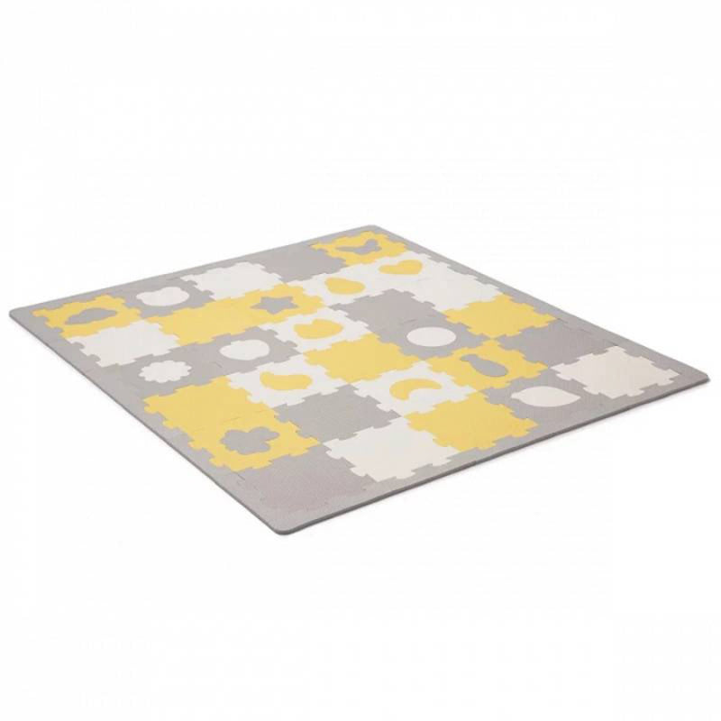 KINDERKRAFT PODLOGA ZA IGRU 3D LUNO SHAPES YELLOW