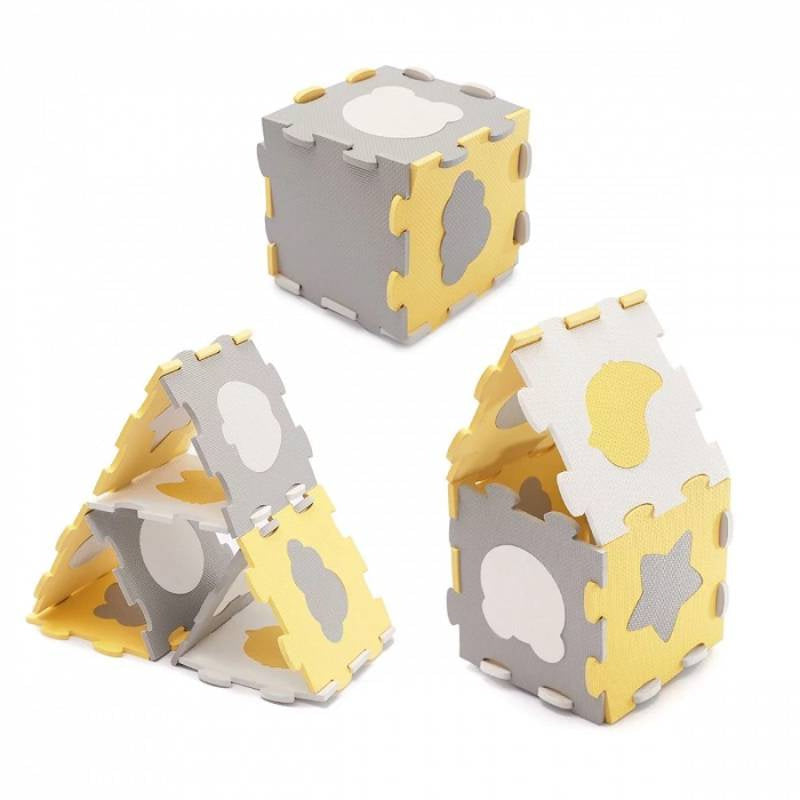 KINDERKRAFT PODLOGA ZA IGRU 3D LUNO SHAPES YELLOW