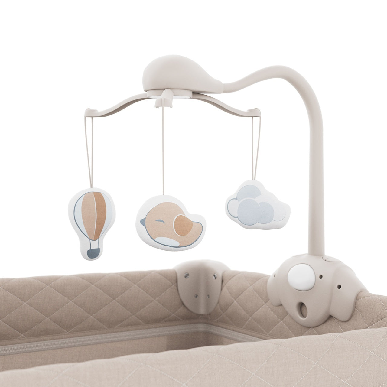 KINDERKRAFT PRENOSIVI KREVETAC 2U1 LEODY UP BEIGE SA DODACIMA