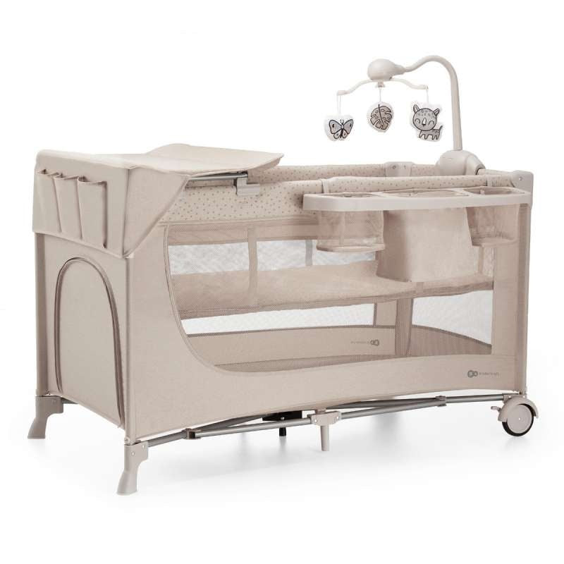 KINDERKRAFT PRENOSIVI KREVETAC JOY 2 BEIGE SA DODACIMA