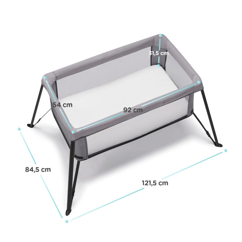 KINDERKRAFT PRENOSIVI KREVETAC MOVI WOOD GREY