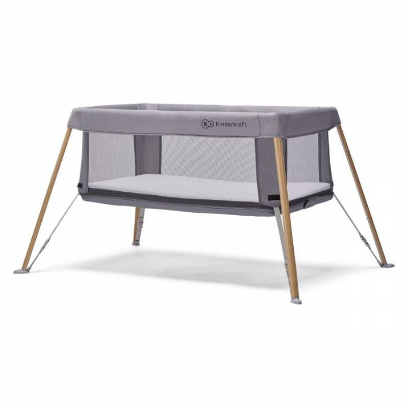 KINDERKRAFT PRENOSIVI KREVETAC MOVI WOOD GREY
