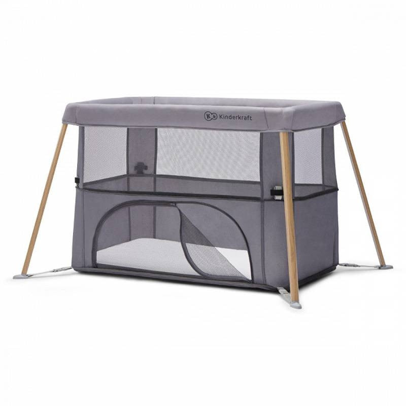 KINDERKRAFT PRENOSIVI KREVETAC MOVI WOOD GREY