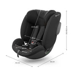 KINDERKRAFT SET AUTO SEDIŠTA I-LITE I-FIX ENDURA SAFE SA ISOFIX BAZOM BLACK