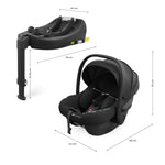 KINDERKRAFT SET AUTO SEDIŠTA I-LITE I-FIX ENDURA SAFE SA ISOFIX BAZOM BLACK