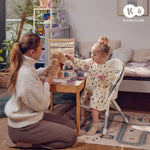 KINDERKRAFT STOLICA ZA HRANJENJE 2U1 DINNLY BIEGE