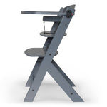 KINDERKRAFT STOLICA ZA HRANJENJE 2U1 ENOCK FULL GREY