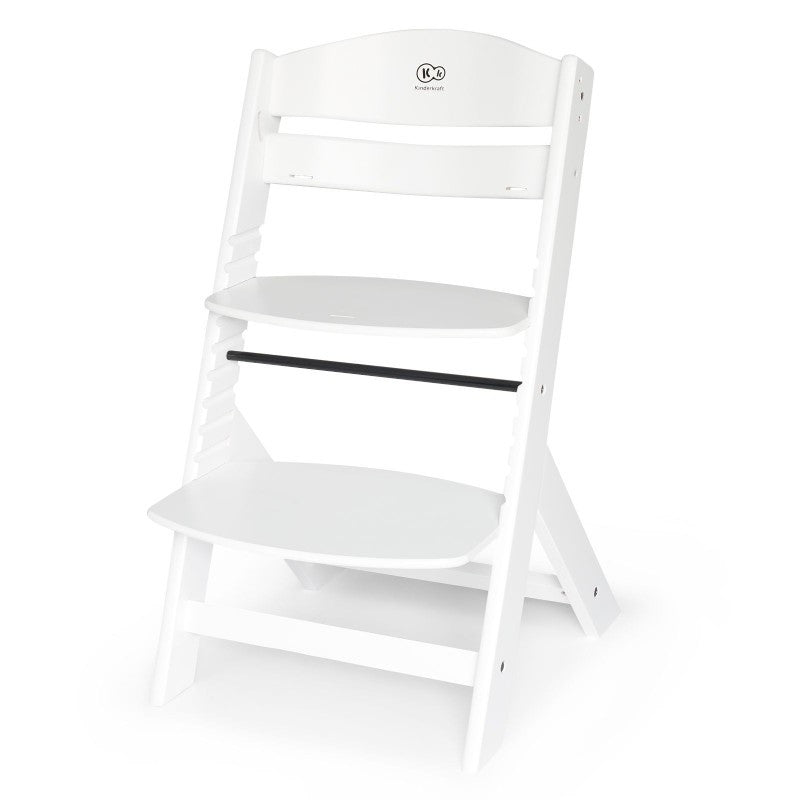 KINDERKRAFT STOLICA ZA HRANJENJE 2U1 ENOCK FULL WHITE