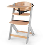 KINDERKRAFT STOLICA ZA HRANJENJE 2U1 ENOCK NATUR+GREY