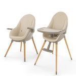 KINDERKRAFT STOLICA ZA HRANJENJE 2U1 FINI UP BEIGE