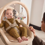KINDERKRAFT STOLICA ZA HRANJENJE 2U1 FINI UP BEIGE