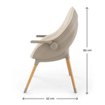 KINDERKRAFT STOLICA ZA HRANJENJE 2U1 FINI UP BEIGE