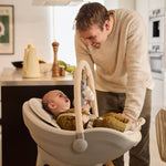 KINDERKRAFT STOLICA ZA HRANJENJE 2U1 FINI UP GREY