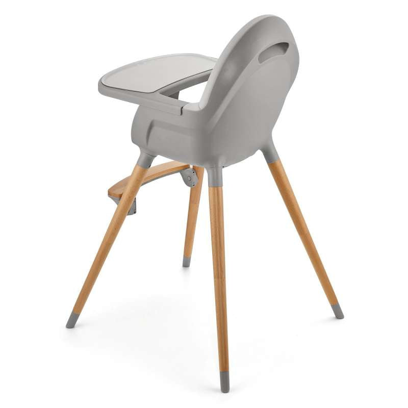 KINDERKRAFT STOLICA ZA HRANJENJE 2U1 FINI2 GREY