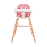 KINDERKRAFT STOLICA ZA HRANJENJE 2U1 SIENNA PINK