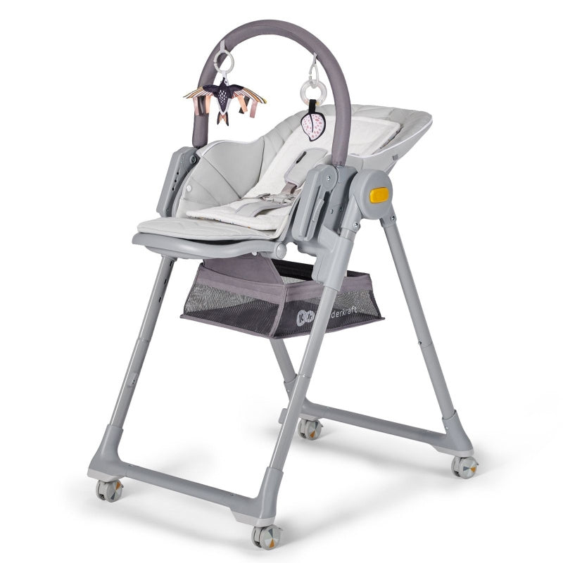 KINDERKRAFT STOLICA ZA HRANJENJE LASTREE GREY