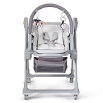 KINDERKRAFT STOLICA ZA HRANJENJE LASTREE GREY