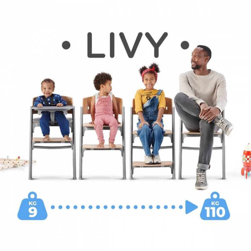 KINDERKRAFT STOLICA ZA HRANJENJE LIVY ASTERN PINK