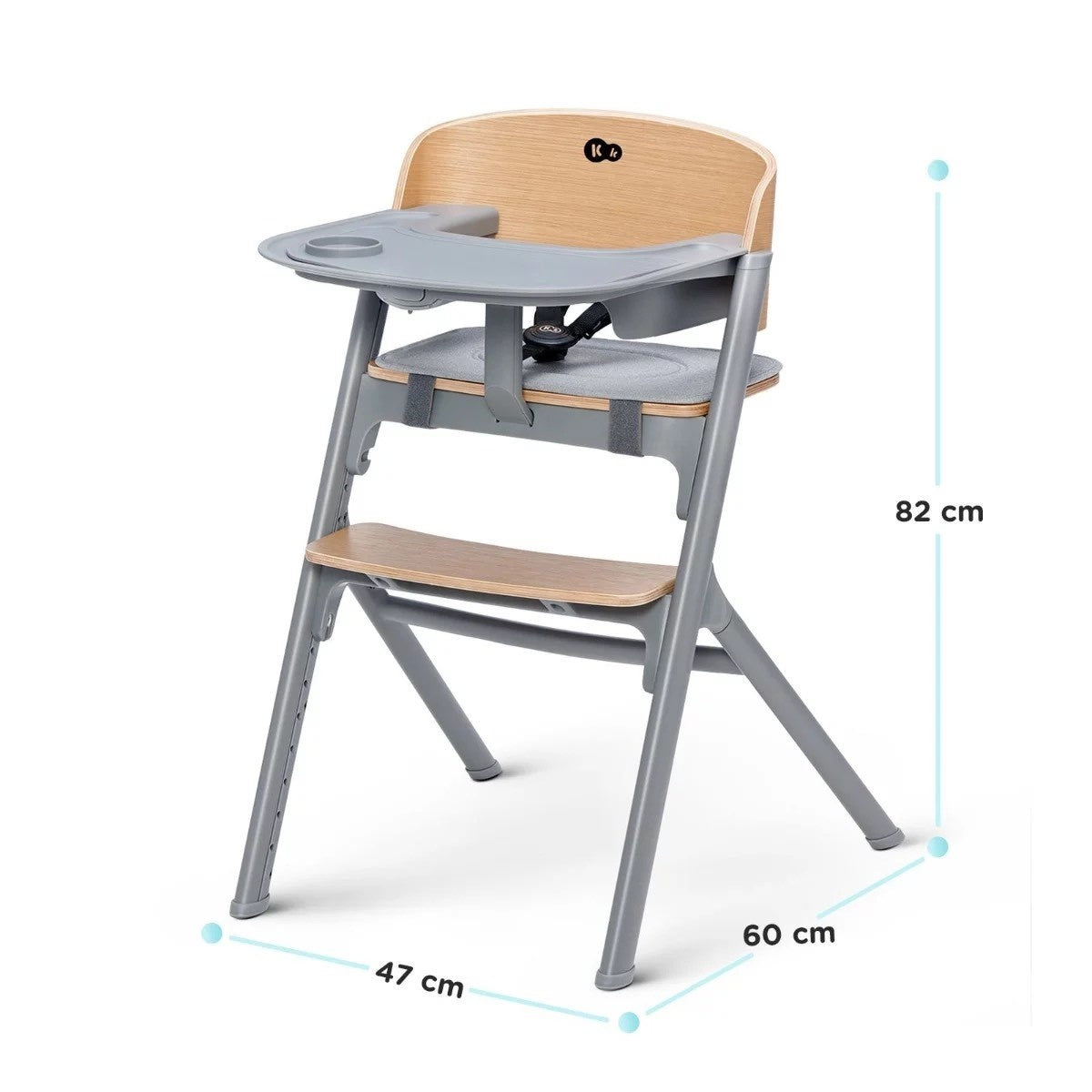 KINDERKRAFT STOLICA ZA HRANJENJE LIVY WOOD