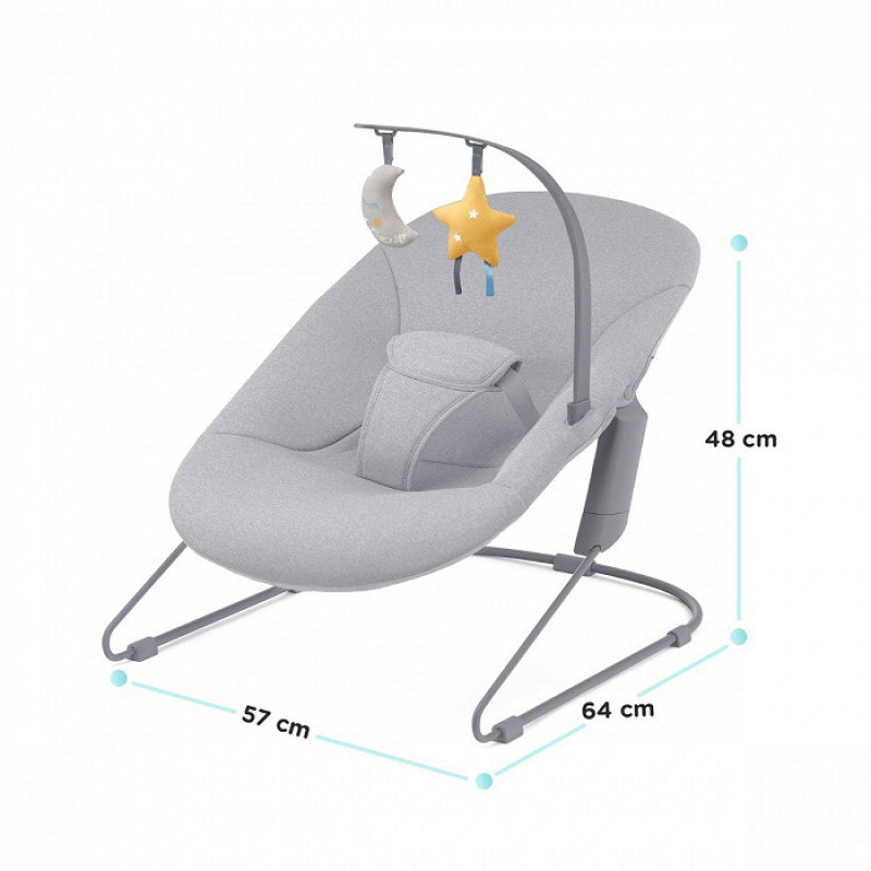 KINDERKRAFT STOLICA ZA LJULJANJE CALMEE GREY