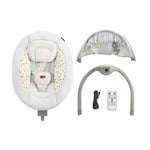 KINDERKRAFT STOLICA ZA LJULJANJE LUMI 2 LIGHT GRAY