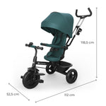 KINDERKRAFT TRICIKL ASTON 2 PLUS GREEN