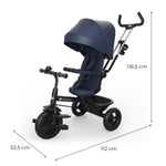 KINDERKRAFT TRICIKL ASTON 2 PLUS NAVY BLUE