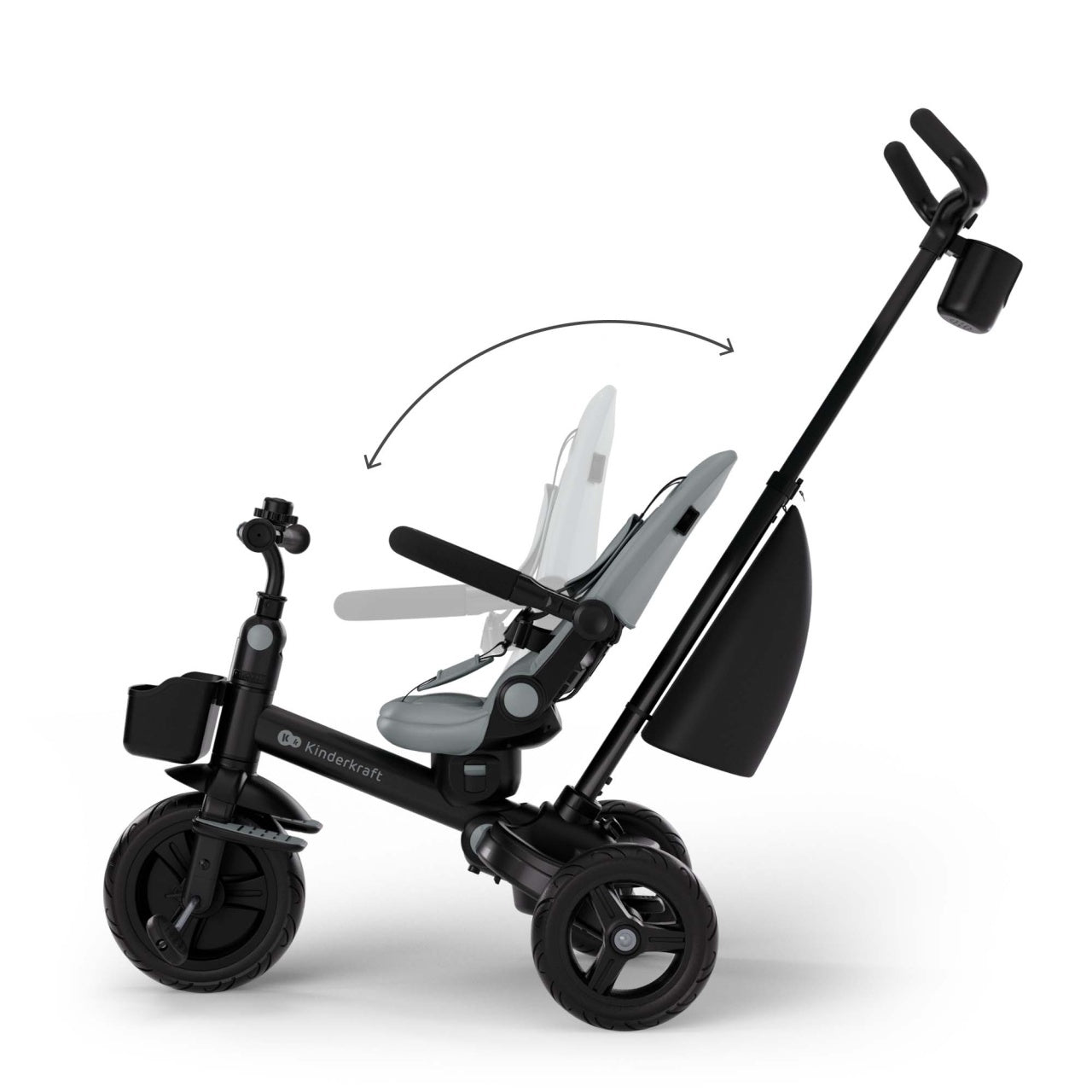 KINDERKRAFT TRICIKL AVEO 2 PLUS GREY