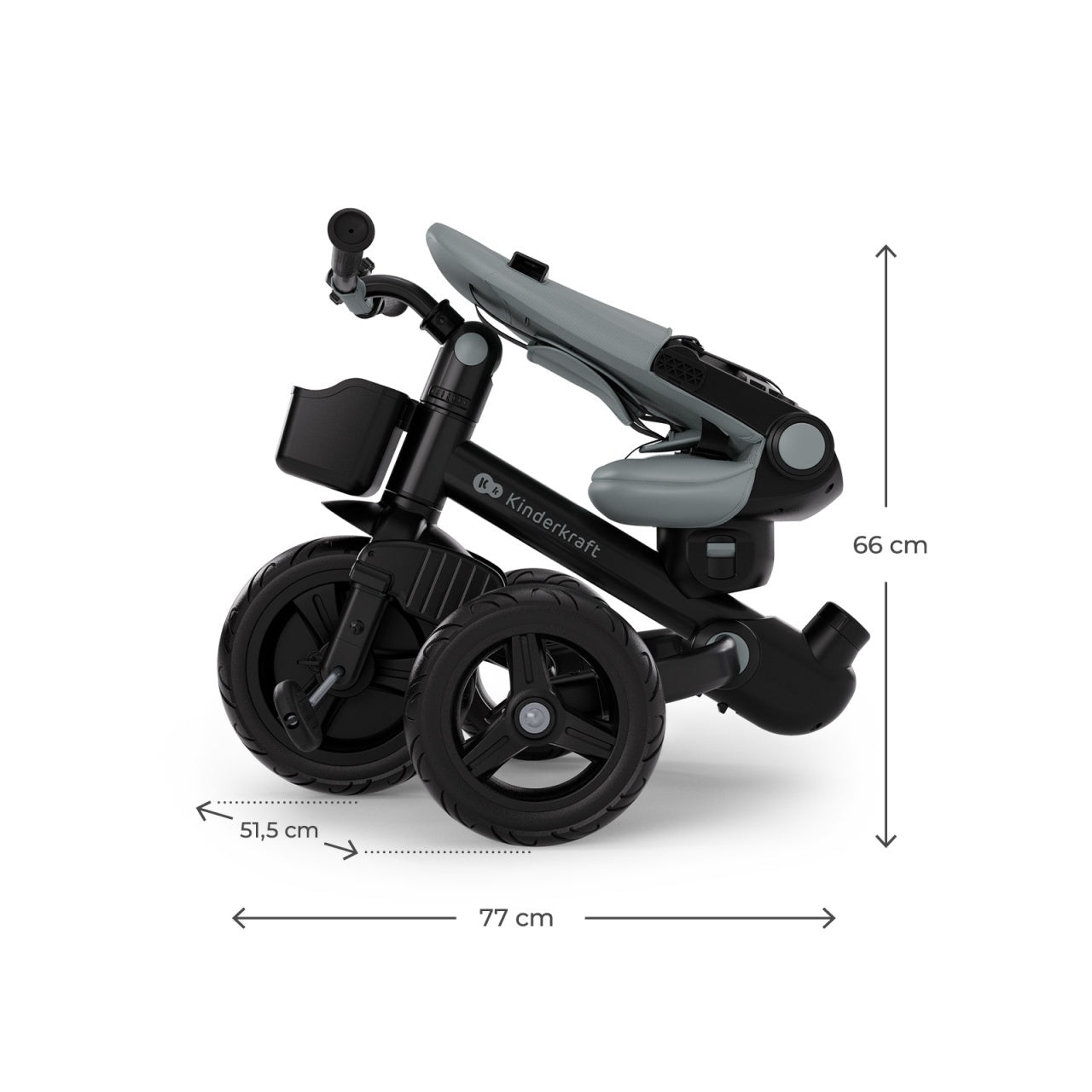 KINDERKRAFT TRICIKL AVEO 2 PLUS GREY
