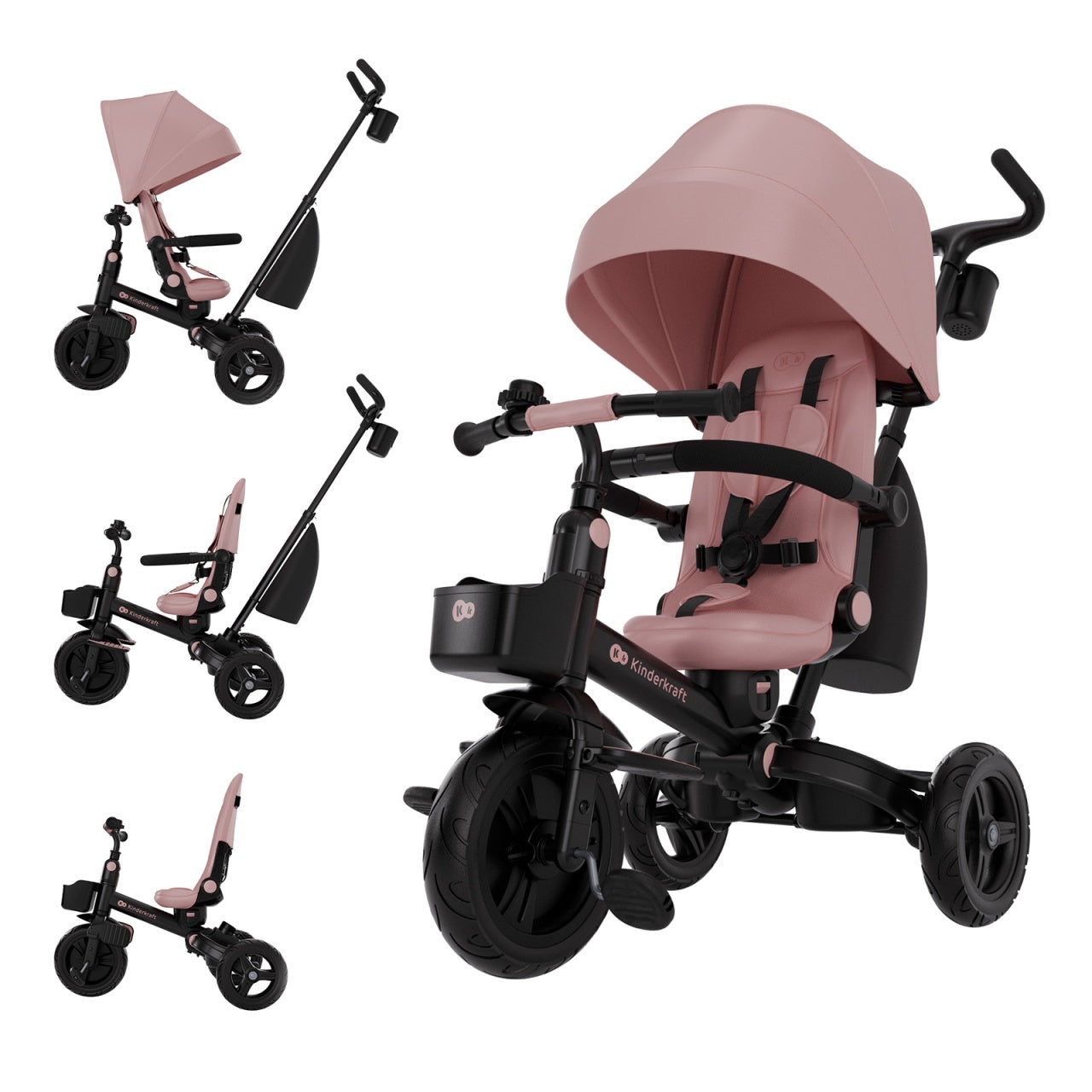 KINDERKRAFT TRICIKL AVEO 2 PLUS PINK