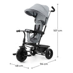 KINDERKRAFT TRICIKL FREEWAY 2 GREY