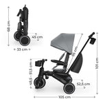 KINDERKRAFT TRICIKL JAZZ 3 GREY