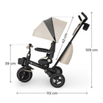 KINDERKRAFT TRICIKL SPINSTEP 2 PLUS BEIGE