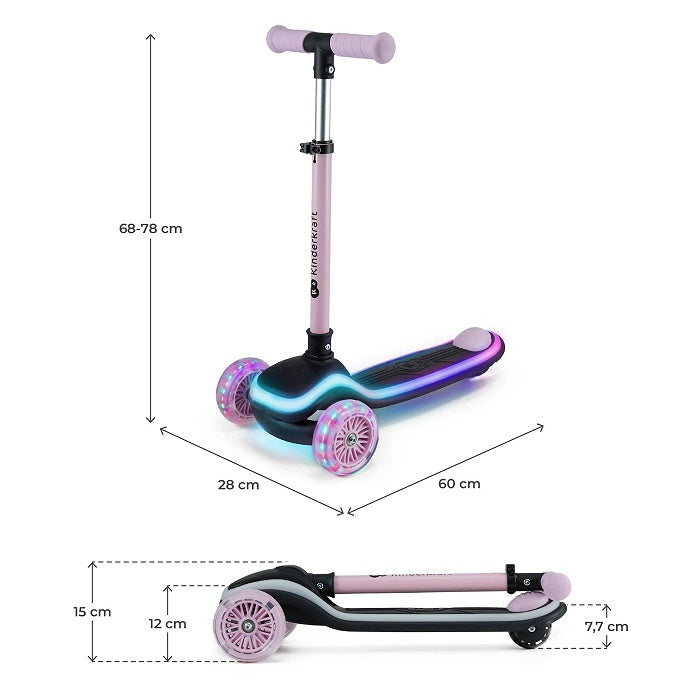 Kinderkraft trotinet RAKET PINK