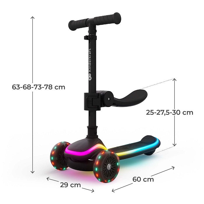 KINDERKRAFT TROTINET RAKET UP BLACK