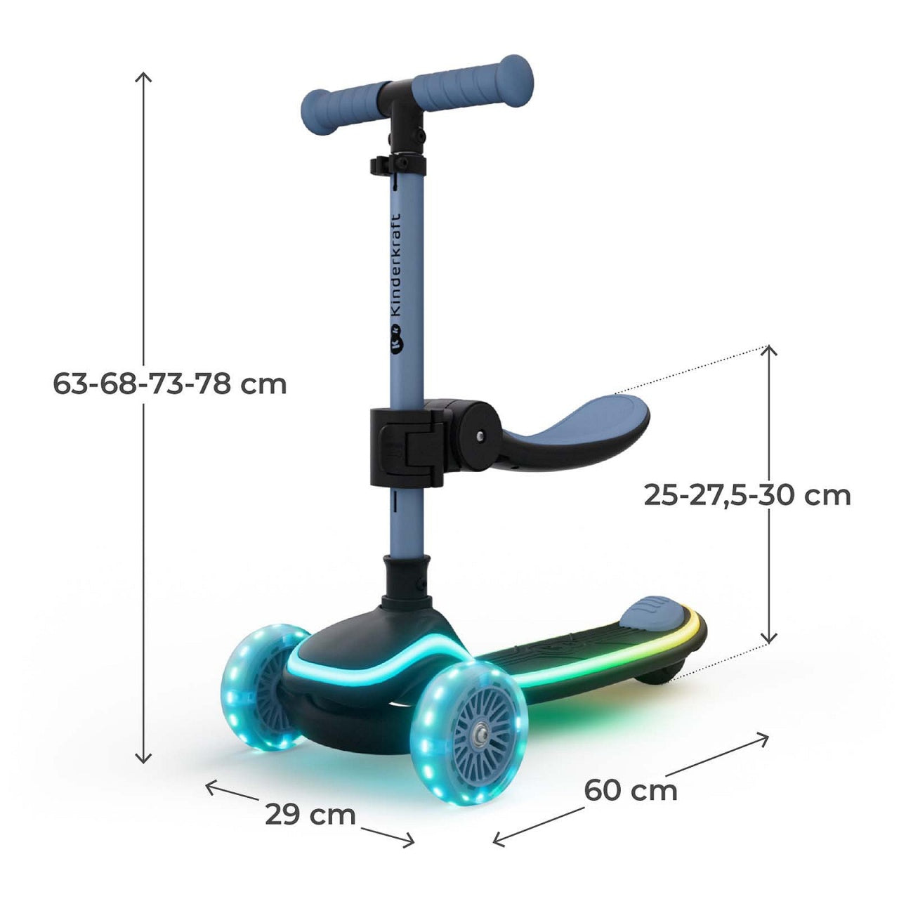 KINDERKRAFT TROTINET RAKET UP BLUE