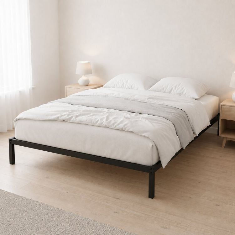 Krevet sa metalnim ramom 190 × 200 cm sa podnicom