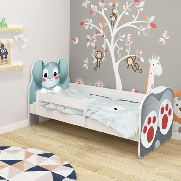 KREVET ZA DECU ANIMALS 140X70 CM WHITE ACMA VII