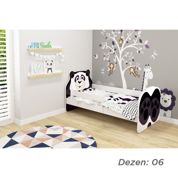 KREVET ZA DECU ANIMALS 180X80 CM WHITE ACMA VII 06