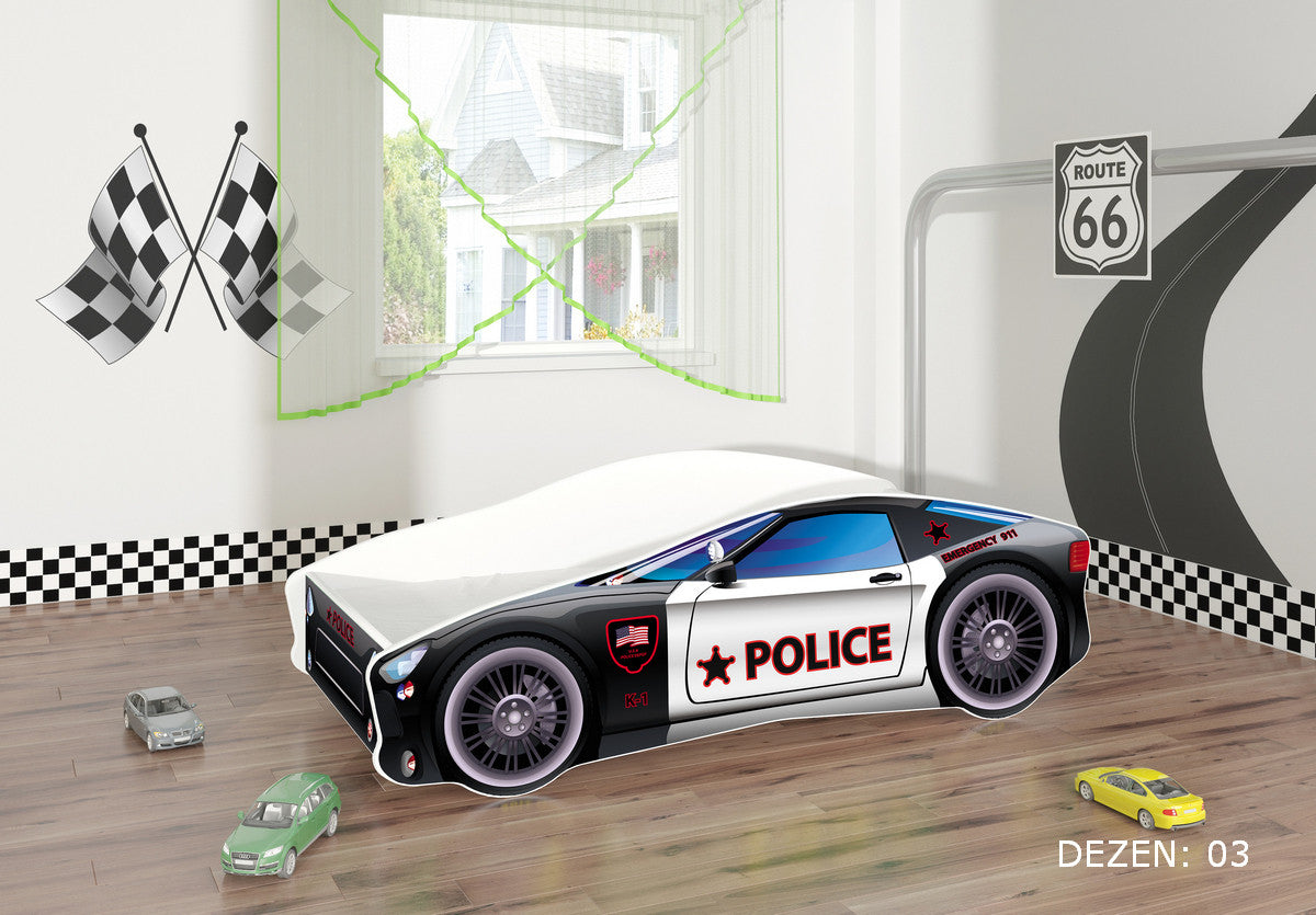KREVET ZA DECU AUTOMOBIL 160X80 CM 03