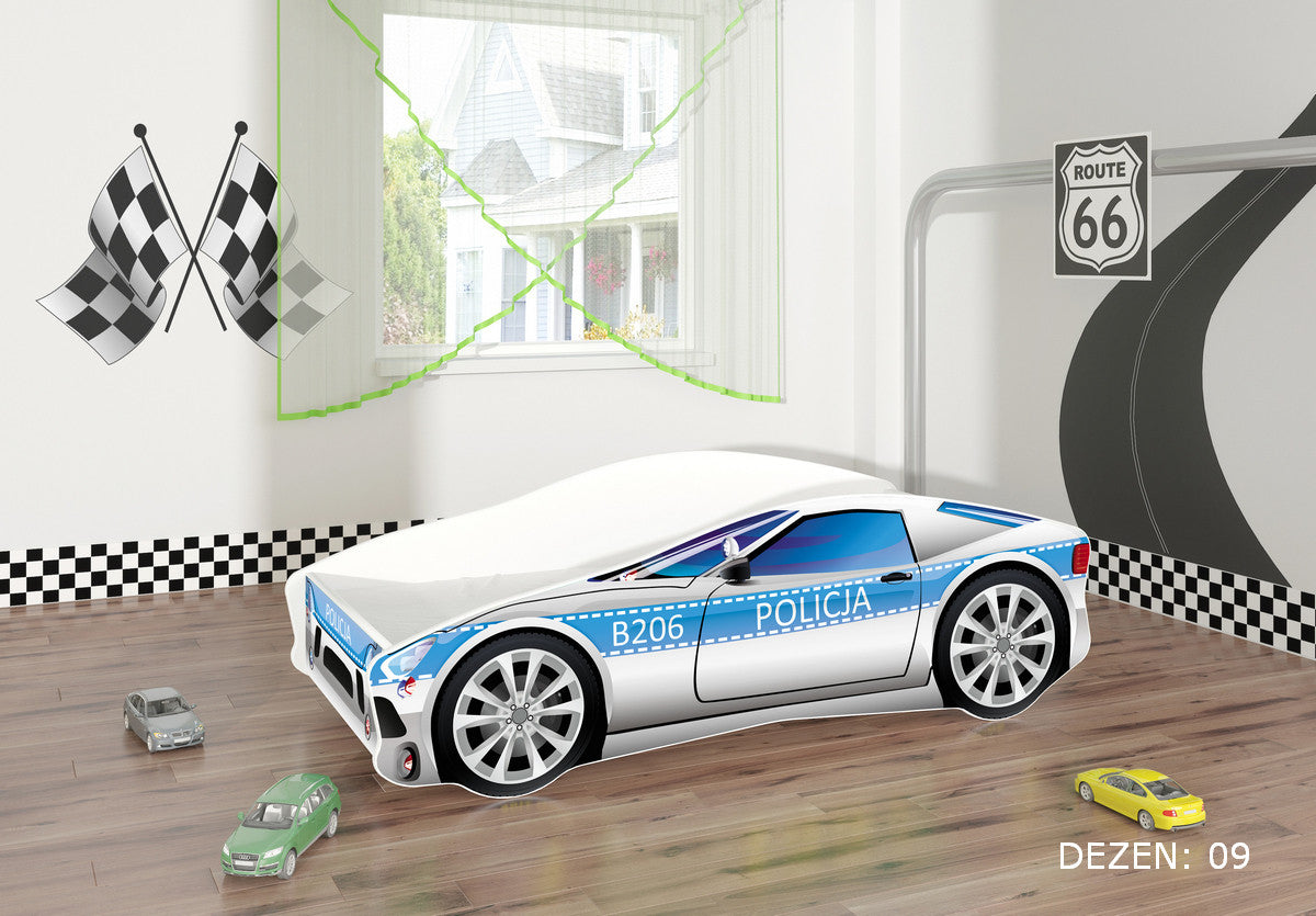 KREVET ZA DECU AUTOMOBIL 160X80 CM 09