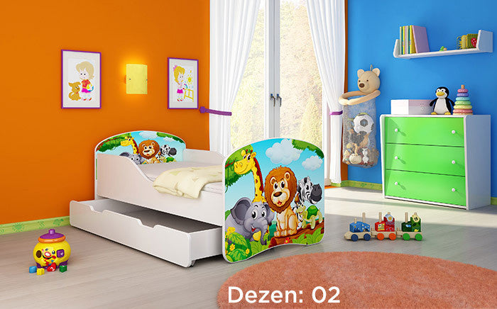KREVET ZA DECU SA DODATNOM FIOKOM 160X80 ACMA 1 02