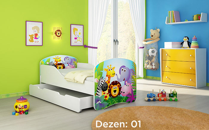 KREVET ZA DECU SA DODATNOM FIOKOM 160X80 ACMA 1