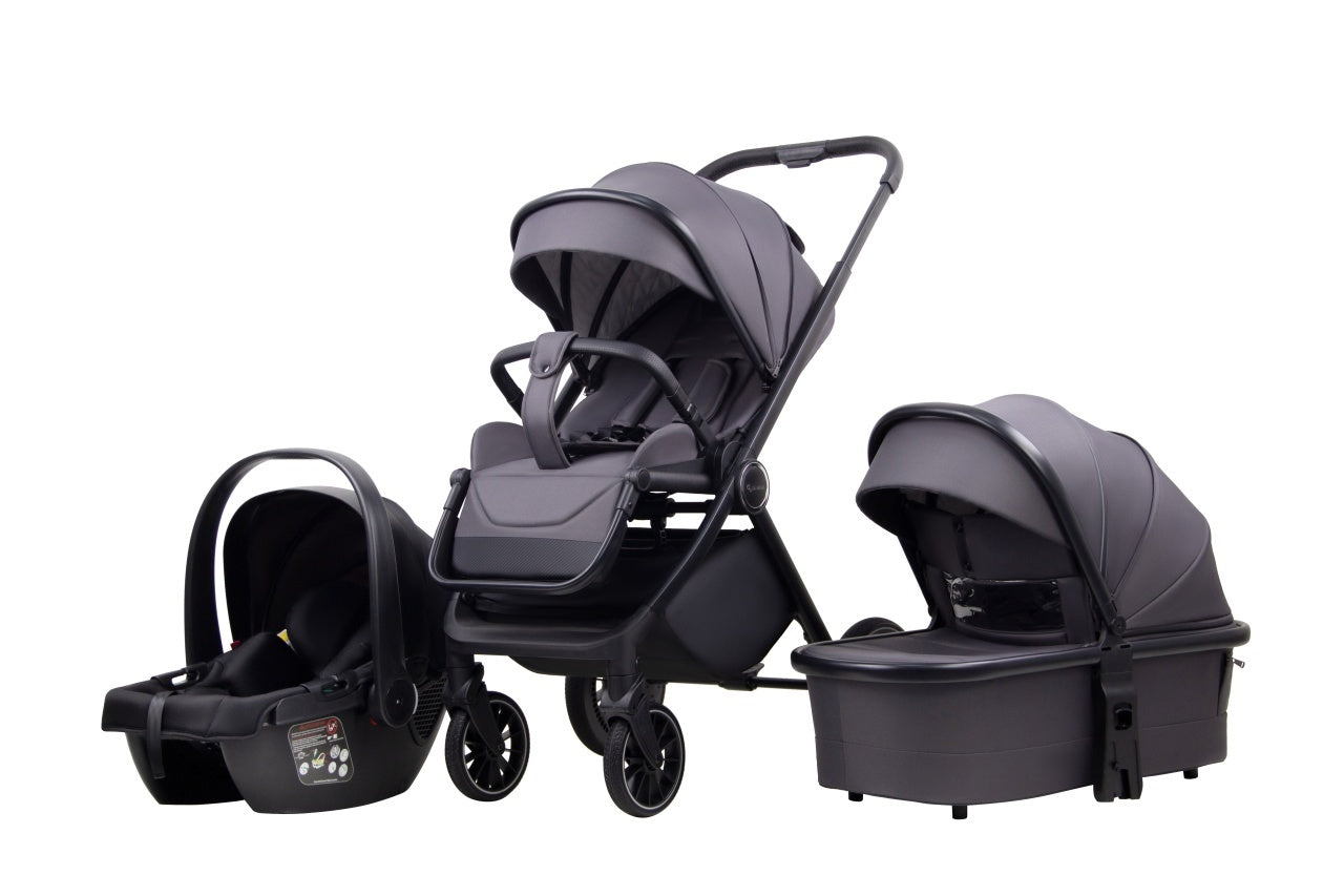 LA MAMA ALVI kolica za bebe 3u1 - gray